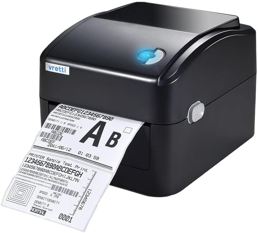 Vretti 4x6 Thermal Label Printer – Works with TikTok Shop, Amazon, eBay & Shopify